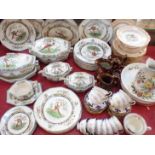 A ROYAL DOULTON 'PEKIN' PATTERN PART DINNER SERVICE