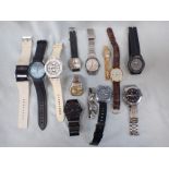 A COLLECTION OF QUARTZ WATCHES