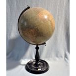 A GREAVES & THOMAS FACSIMILE TERRESTRIAL GLOBE