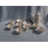 A COPELAND SPODE 'OKLAHOMA' COFFEE SET