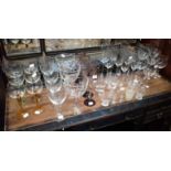 A COLLECTION OF GLASSWARE