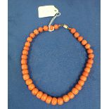 A CORAL NECKLACE