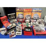 A COLLECTION OF MODEL RALLY CARS