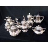 A WISKEMANN SILVER PLATED TEA POT