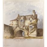 C.L. TRAHERNE (19th century) Three views of Athelhampton House, Dorset