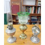 THREE OIL LAMPS