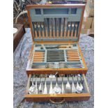 A. G. GOSLING, SHEFFIELD, A CANTEEN OF SILVER PLATED CUTLERY