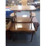 A GEORGE III MAHOGANY SIDE TABLE