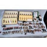 MODERN LEADCAST MILITARY FIGURES (AFRICAN FORCES/ZULU)