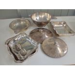 A COLLECTION OF SILVER-PLATED WARE