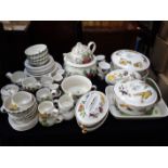 A COLLECTION OF PORTMEIRION 'POMONA 'AND ROYAL WORCESTER 'EVESHAM'