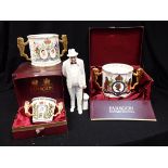 A PARAGON CHARLES AND DIANA LOVING CUP, BOXED