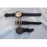 THREE GENTLEMAN'S WATCHES