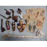A COLLECTION OF TOBACCO PIPES