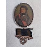 A 19TH CENTURY PORTRAIT MINATURE