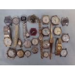 A QUANTITY OF GENTLEMENS AND LADIES WATCHES