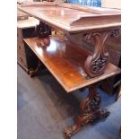 A VICTORIAN MAHOGANY ETAGERE OR BUFFET