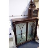 MAHOGANY DISPLAY CABINET