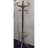 A BENTWOOD HATSTAND