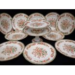 A VICTORIAN PART DESSERT SERVICE