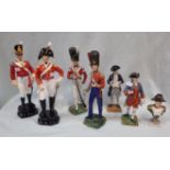 TWO ROYAL WORCESTER MILITARY FIGURES