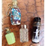 A COLLECTION OF SCENT BOTTLES