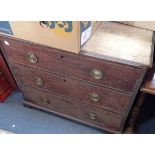 EARLY 19th CENTURY CHEST OF DRAWERS