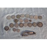 A COLLECTION OF SILVER GEORGE V AND EDWARD VII COINS