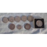 A COLLECTION OF SILVER DOLLAR COINS