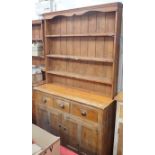 A LATE VICTORIAN COUNTRY DRESSER