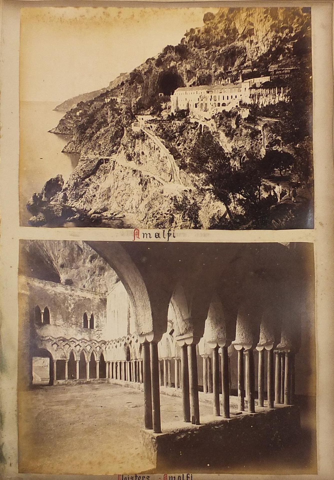19th/20th century photographs arranged in an album including St Mark's exterior, Aqueduck Rome and - Image 18 of 20