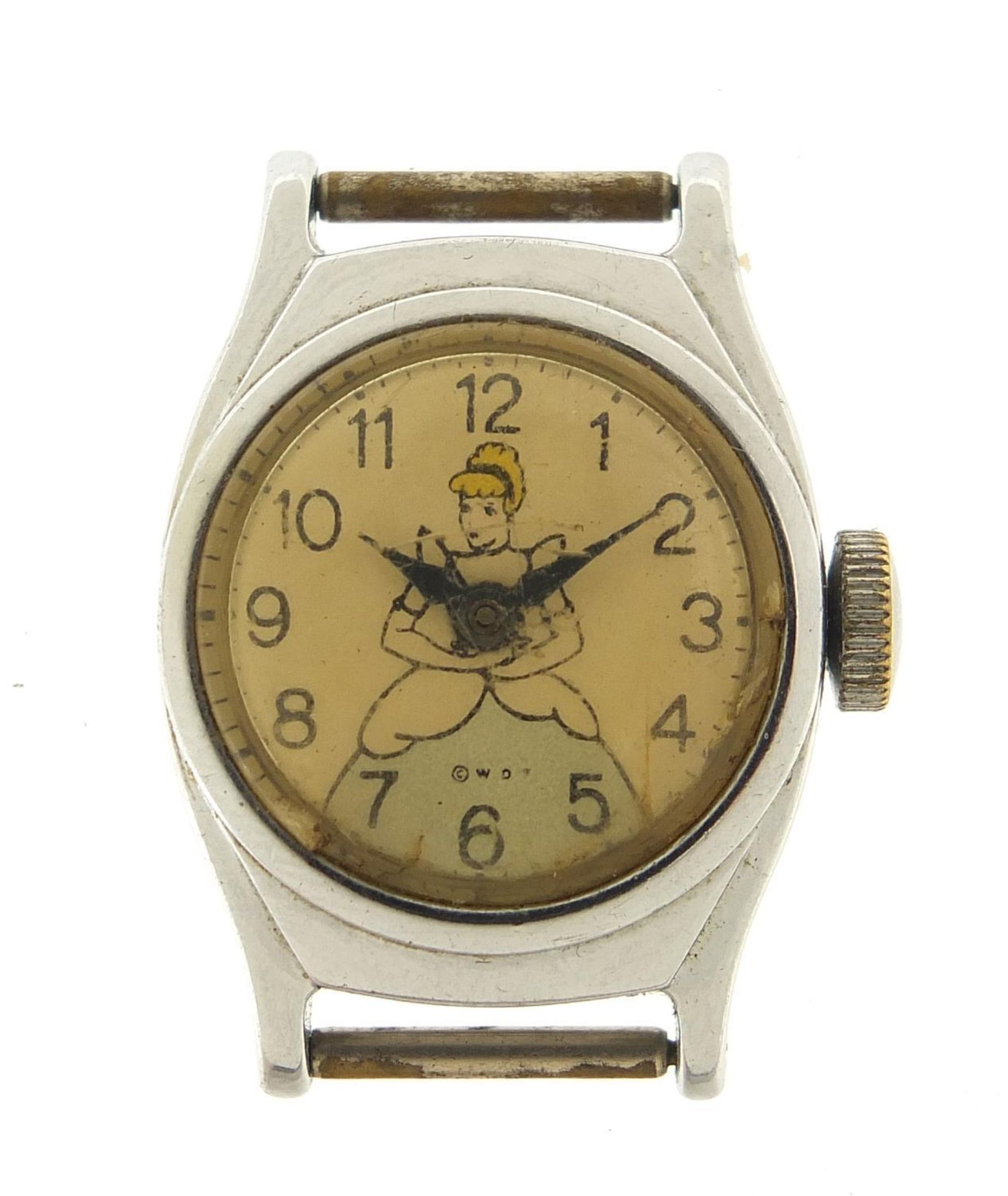 Timex, vintage Walt Disney Cinderella wristwatch, the case 23mm wide