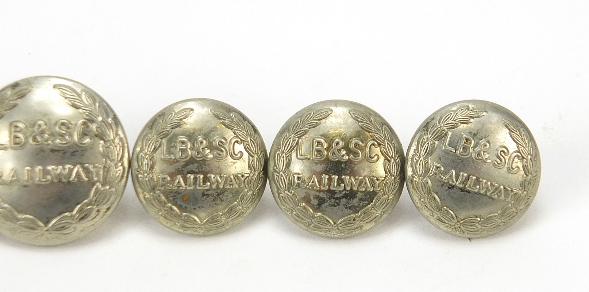 Six London Brighton And South Coast Railway buttons - Image 3 of 4