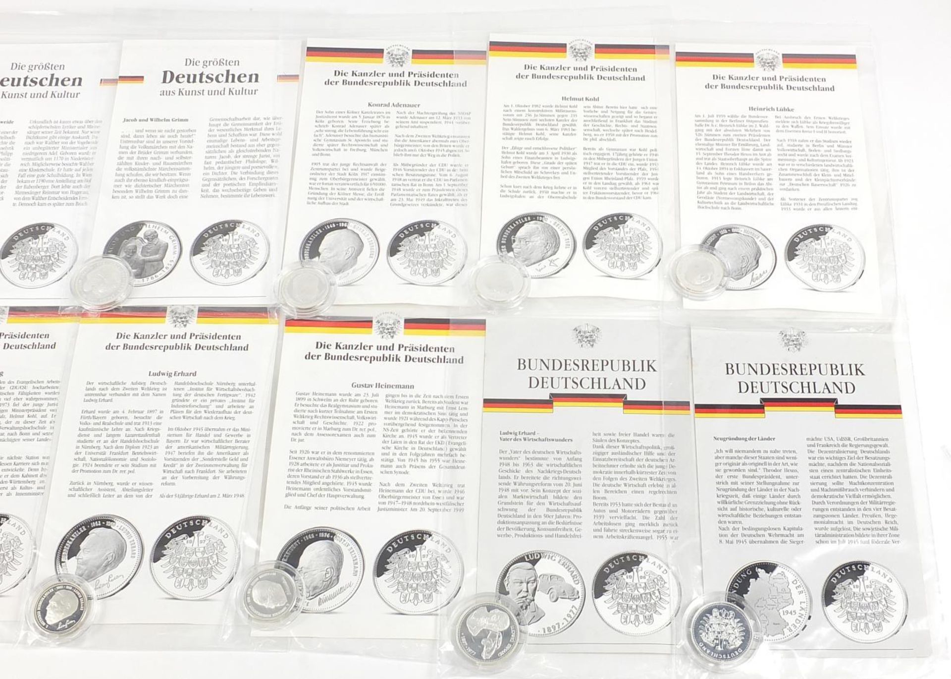 Twelve German coins with certificates including Bundesrepublik Deutschland - Image 3 of 3