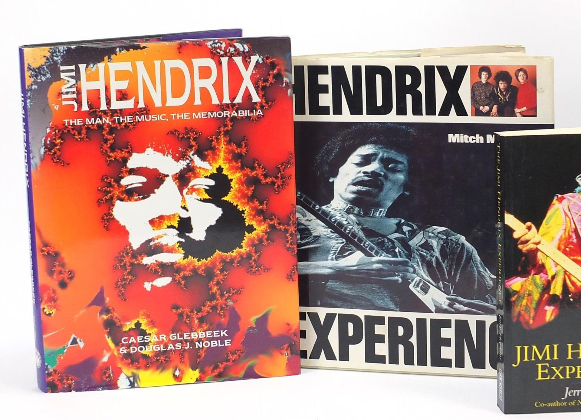 Jimi Hendrix memorabilia including a Spawn action figure and hardback books - Image 3 of 6