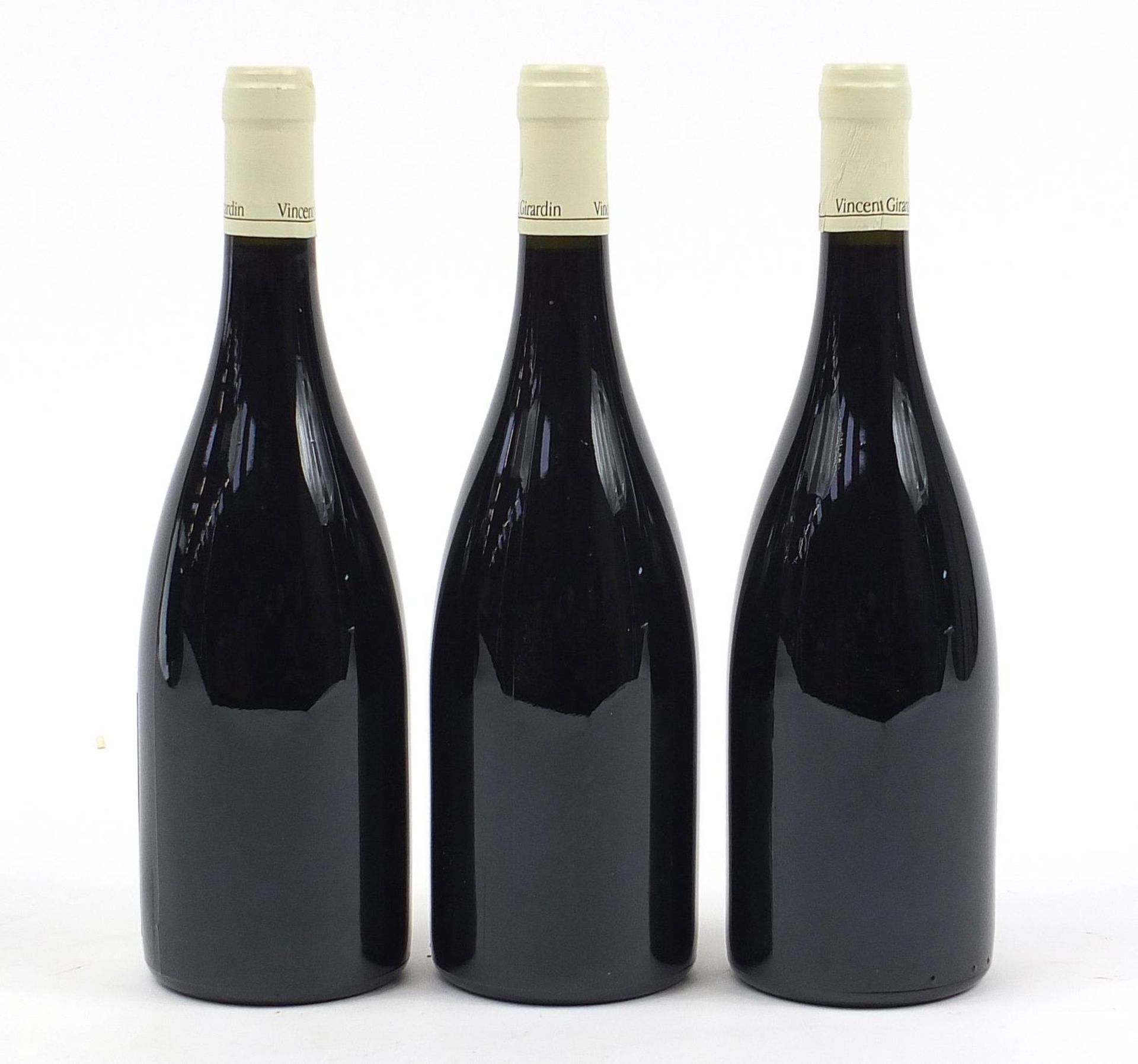 Three bottles of 1994 Domaine Vincent Girardin Pommard red wine - Image 2 of 2