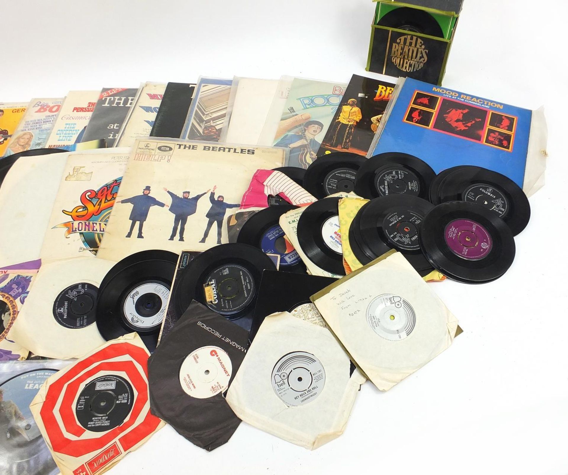 Vinyl LP's and 45rpm records including Led Zeppelin, The Beatles Collection and Abbey road - Bild 4 aus 6