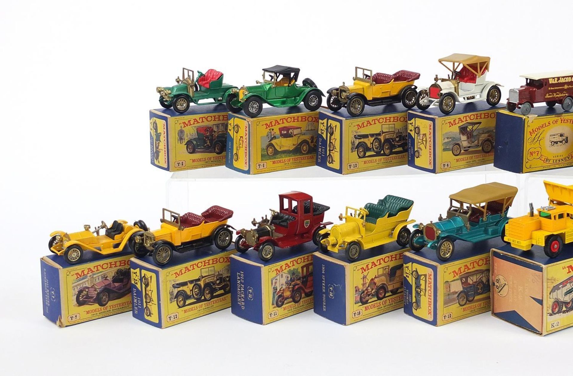 Twenty nine matchbox Models of Yesteryear die cast vehicles with boxes including KW-Dart dump - Image 2 of 5