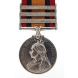 Victorian British military three bar Queen's South Africa medal awarded to 2938PTET.LEE.11TH HUSSARS