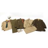 Militaria relating to Legionnaire M J Wood number 029358 including medals, kepe and uniform