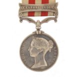 Victorian British military Indian Mutiny medal with Central India bar awarded to T,COLLY,12THLANCERS