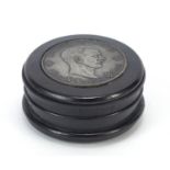 German military interest Adolf Hitler design snuff box, 5cm in diameter