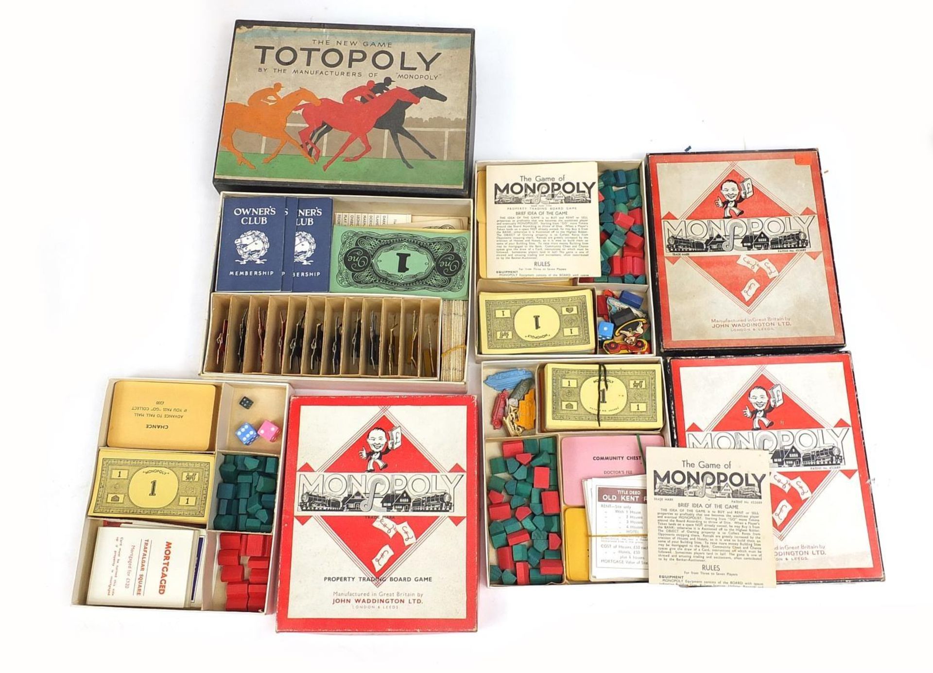 Vintage board games comprising Cluedo, Monopoly and Totopoly - Image 2 of 5