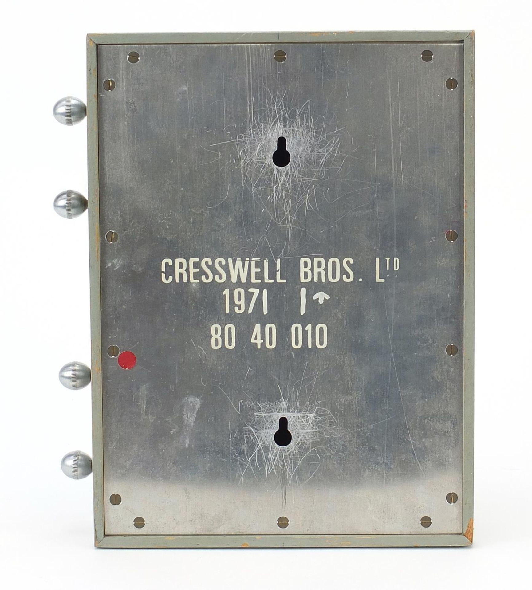 1970's roller wall calendar by Cresswell Bros Ltd dated 1971, 27.5cm x 20.5cm - Bild 2 aus 5