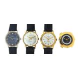 Vintage wristwatches comprising Favre-Leuba, Precimax, Rytima and Benelton by Bulova