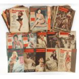 Collection of over 100 1950's Picture Goer magazines