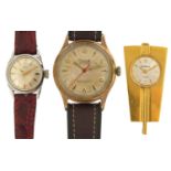 Three vintage watches including Rone and Vertex