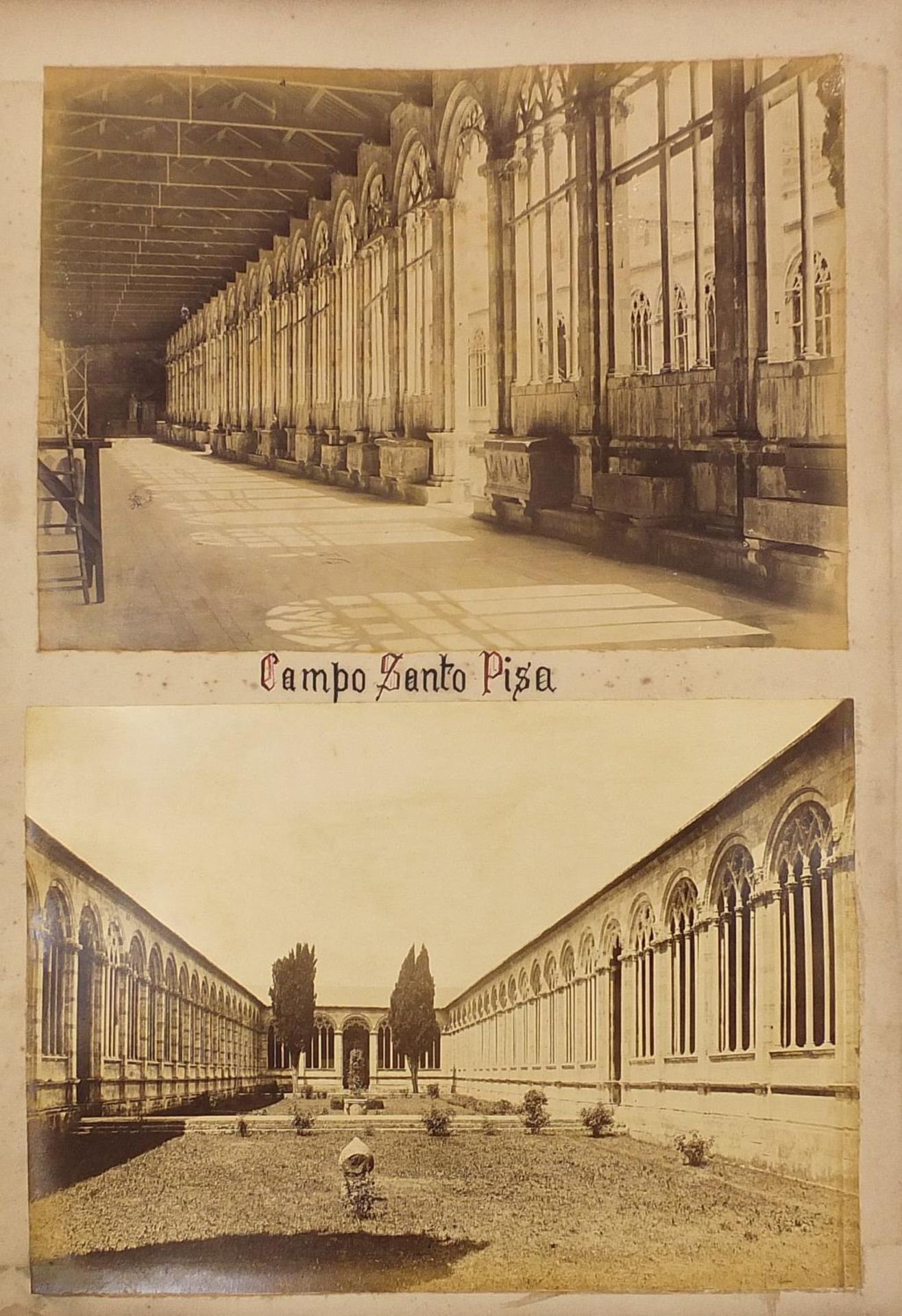 19th/20th century photographs arranged in an album including St Mark's exterior, Aqueduck Rome and - Image 4 of 20