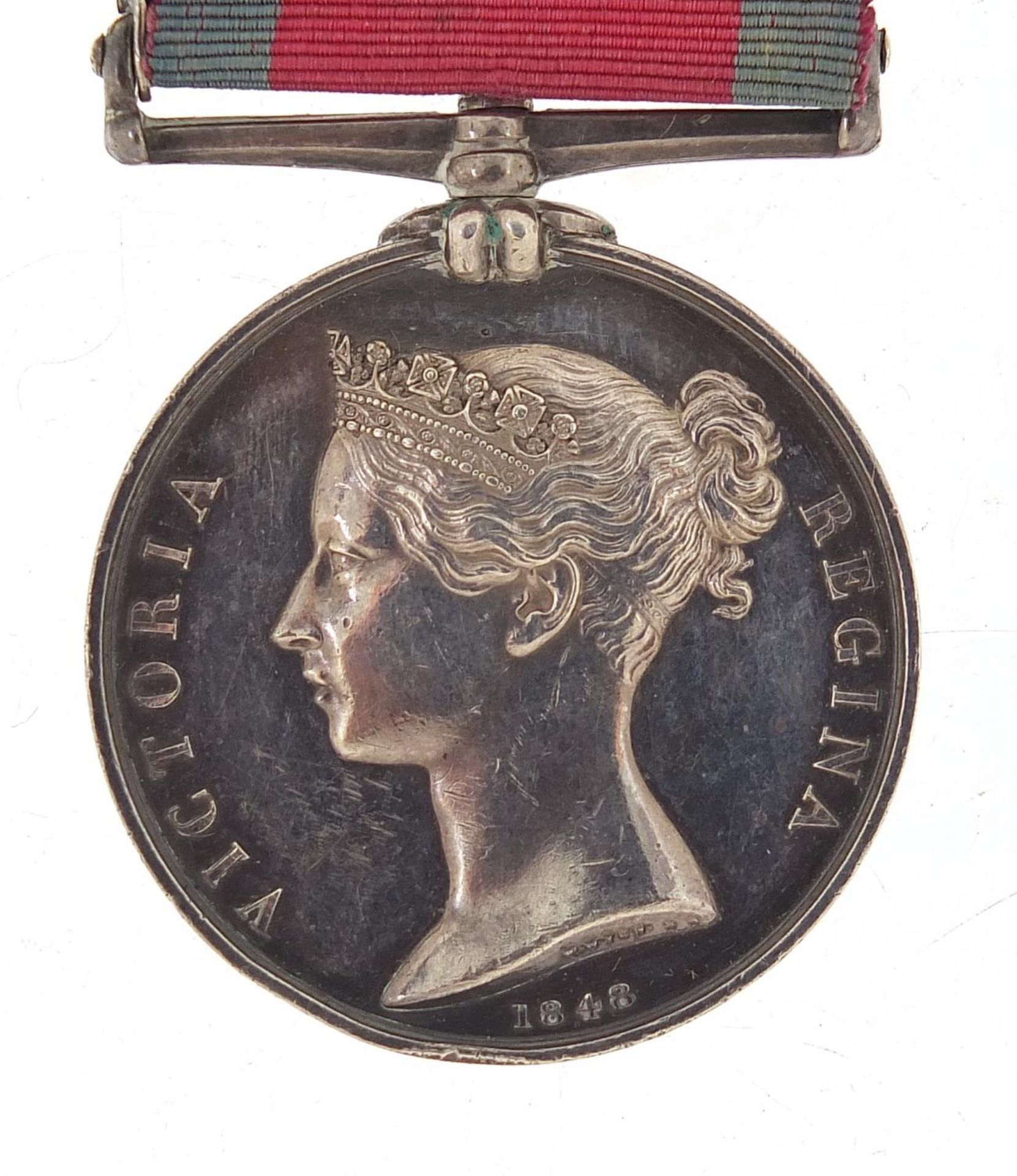 Victorian British military four bar General Service medal awarded to S AUSTIN 48TH FOOT with - Image 3 of 3