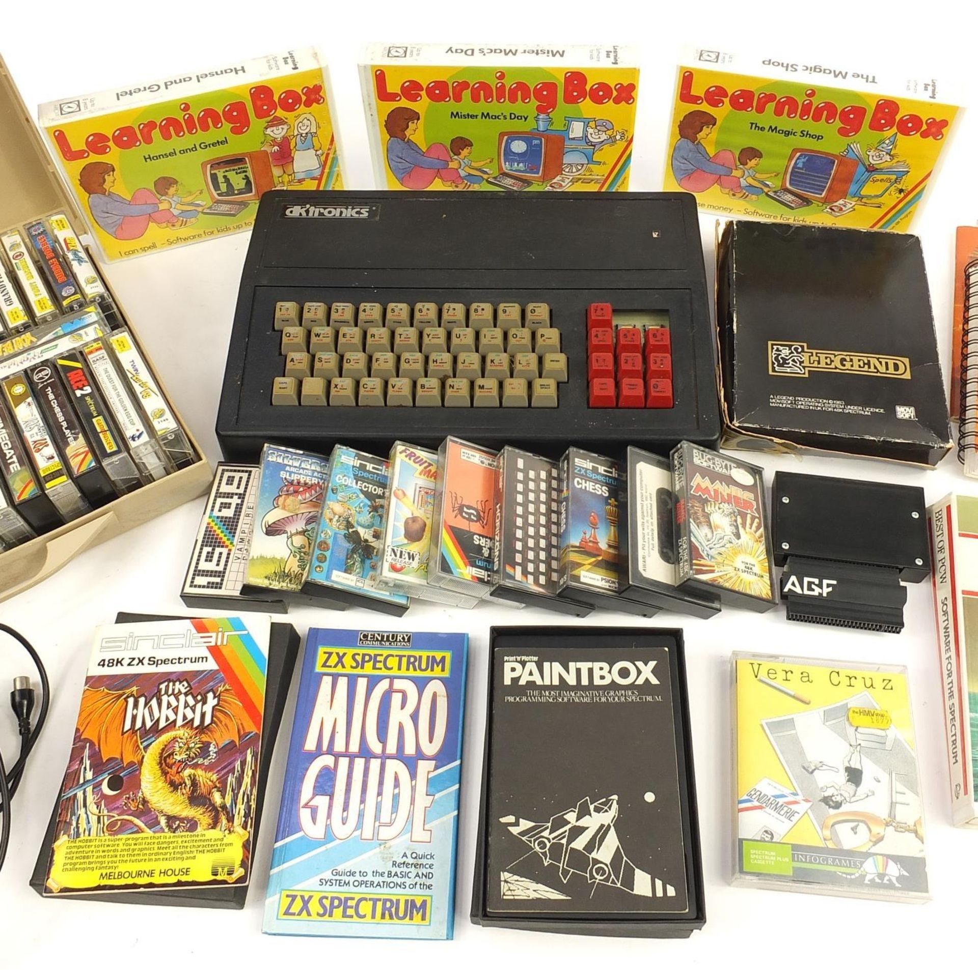 Vintage Spectrum and games including Soviet Fighter MIG 29, Super Stunt Man and Grand Prix simulator - Image 3 of 4